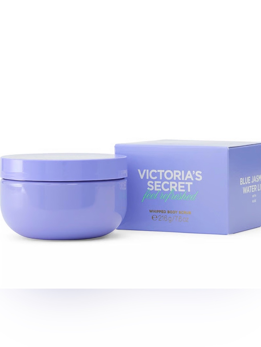 New Victoria Secret Blue Jasmine Water Lily Whipped Body Scrub